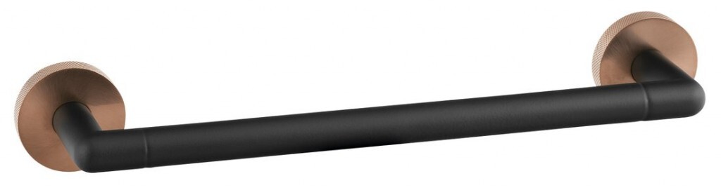 SAPHO LARISSA držák ručníků 300, černá/měď mat WS009BC