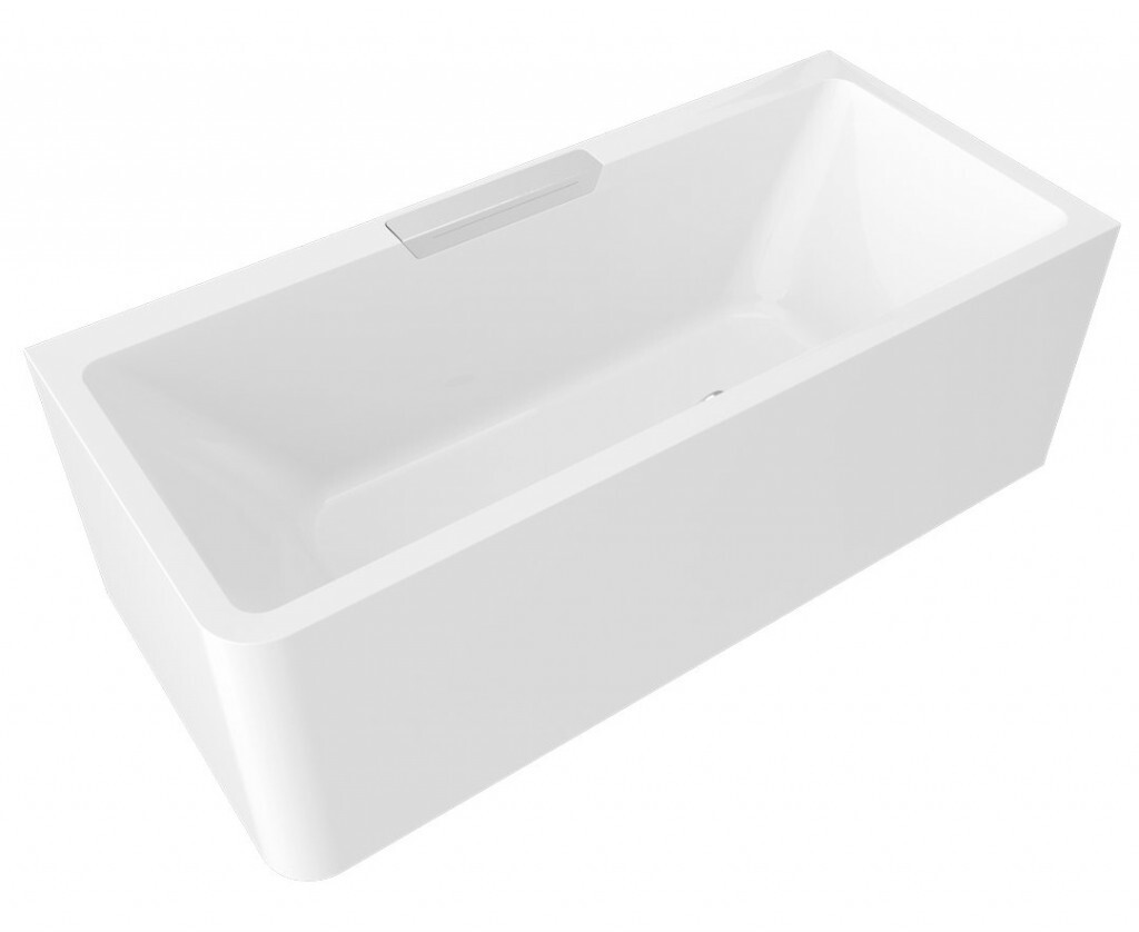 POLYSAN CASCATA R MONOLITH obdélníková vana 180x80x60cm, kaskáda nerez 73836MR.100