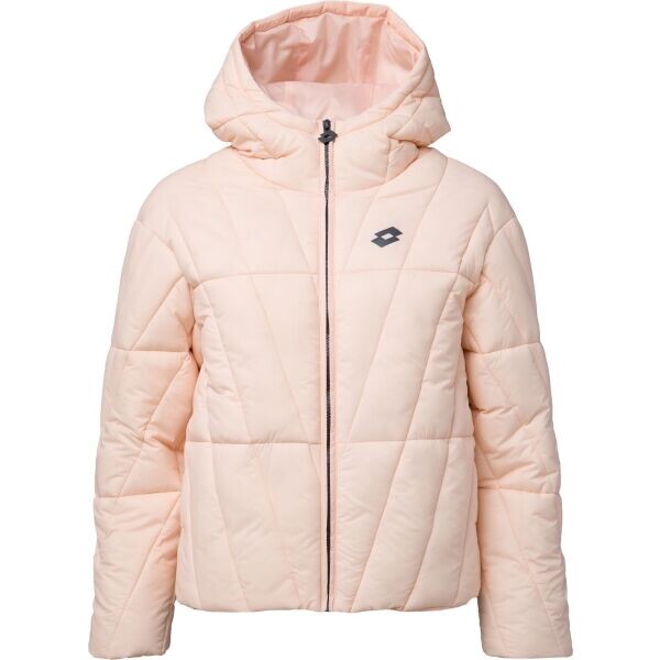 Lotto SEVILIA Dámská oversize prošívaná bunda, růžová, velikost