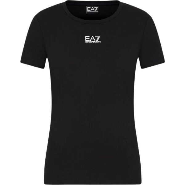 EA7 T-SHIRT Dámské tričko, černá, velikost