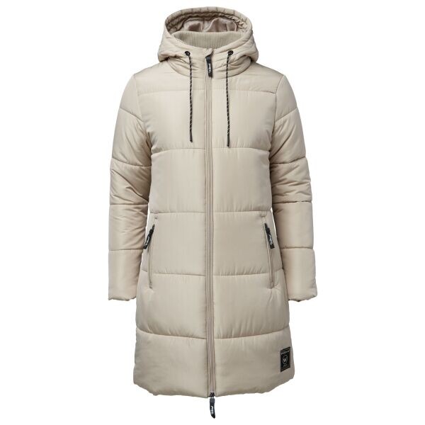 Willard SIANA Dámský prošívaný kabát, béžová, velikost