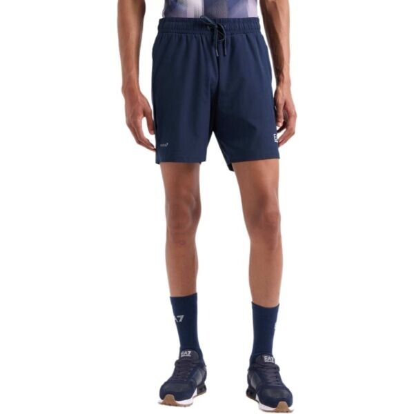 EA7 TENNIS DYNAMIC ATHLETE Pánské šortky, tmavě modrá, velikost