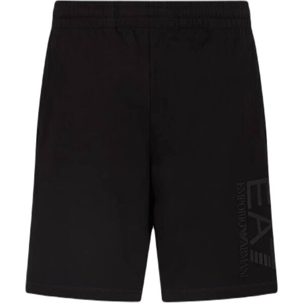 EA7 SHORTS Pánské šortky, černá, velikost