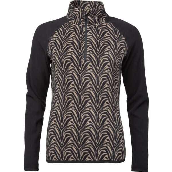 Willard SAHILA Dámská fleecová mikina, černá, velikost XXL