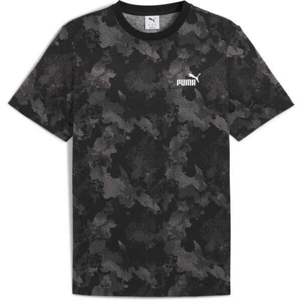 Puma ESSENTIALS CAMO AOP TEE Pánské triko, černá, velikost