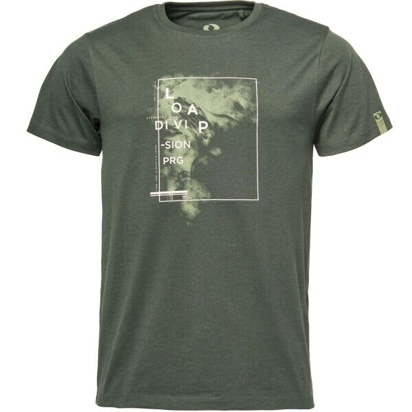 LOAP BOHOR Pánské volnočasové tričko, tmavě zelená, velikost
