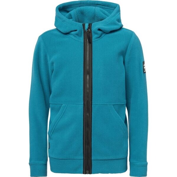 Lewro DIAN Dětská fleecová mikina, modrá, velikost 140-146