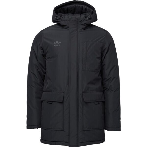 Umbro KAIDO Pánský zimní kabát, černá, velikost