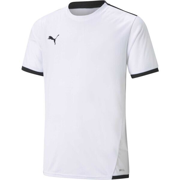 Puma TEAM LIGA JERSEY TEE Juniorské fotbalové triko, bílá, velikost