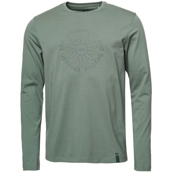 LOAP ALBORG Pánské volnočasové tričko, tmavě zelená, velikost