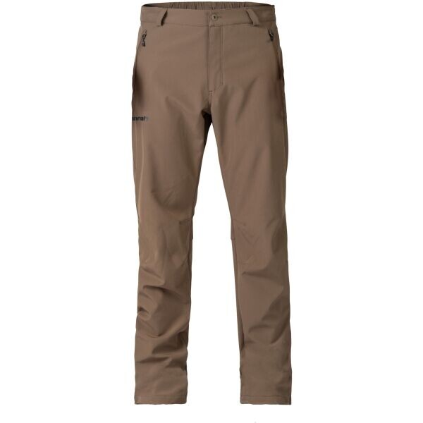 Hannah GARDY Pánské membránové softshellové kalhoty, hnědá, velikost