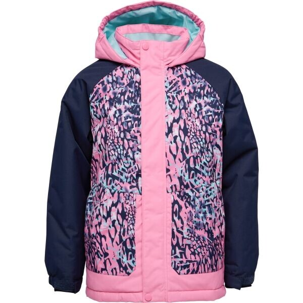 Lewro ODETTE Dívčí zimní bunda, růžová, velikost 140-146