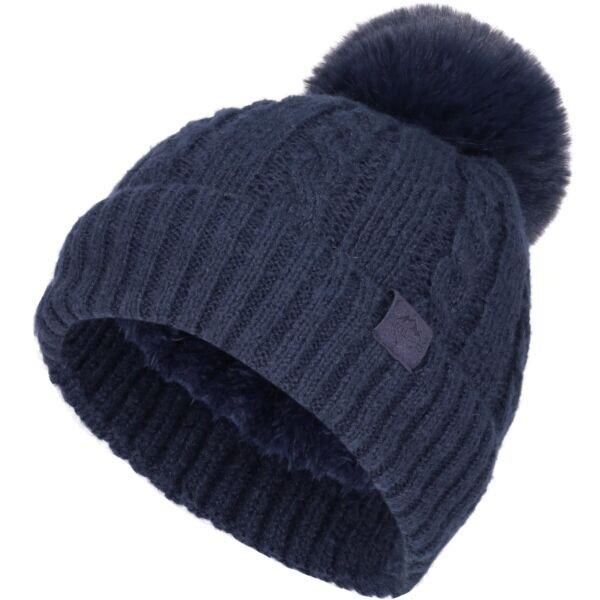 Lewro DANIKA Dívčí zimní čepice, tmavě modrá, velikost 12-15Y