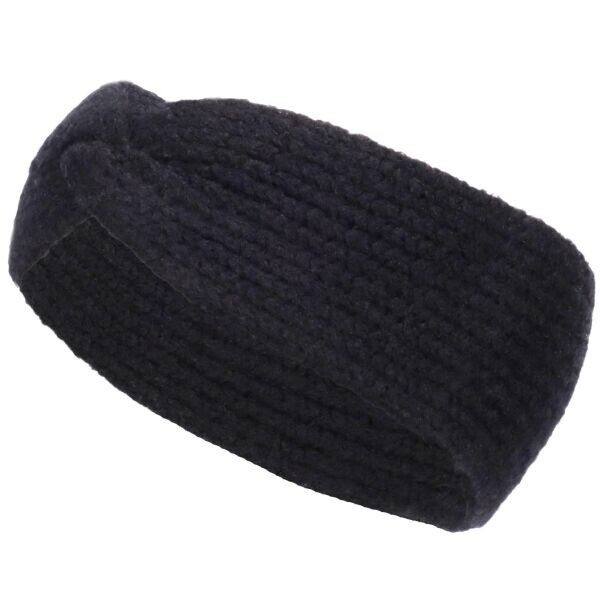 Willard ERLA Dámská pletená čelenka, černá, velikost