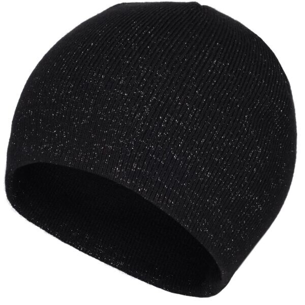 Lewro BISA Dívčí pletená čepice, černá, velikost 4-7Y