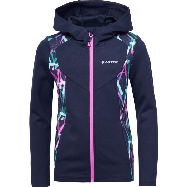 Lotto PABBY Dívčí technická mikina, tmavě modrá, velikost 116-122