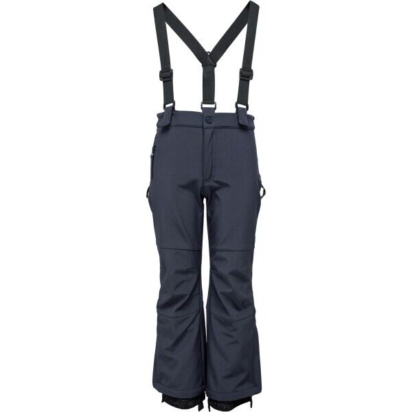 LOAP LONDUS Dětské softshellové kalhoty, tmavě modrá, velikost 112-116