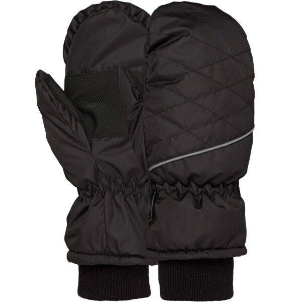 Lewro DERYA Dětské palcové rukavice, černá, velikost 6-7Y