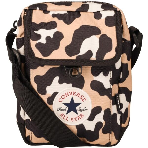 Converse LEOPARD AOP CROSSBODY 2 Unisex crossbody taštička, béžová, velikost
