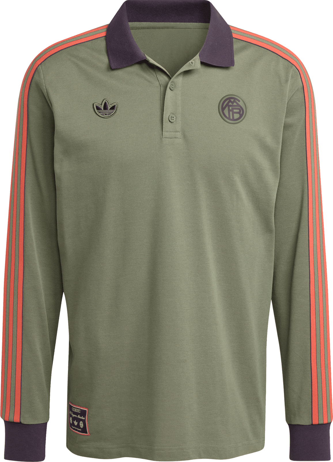 Triko s dlouhým rukávem adidas Originals  FC Bayern Munich Icon Long Sleeve Polo