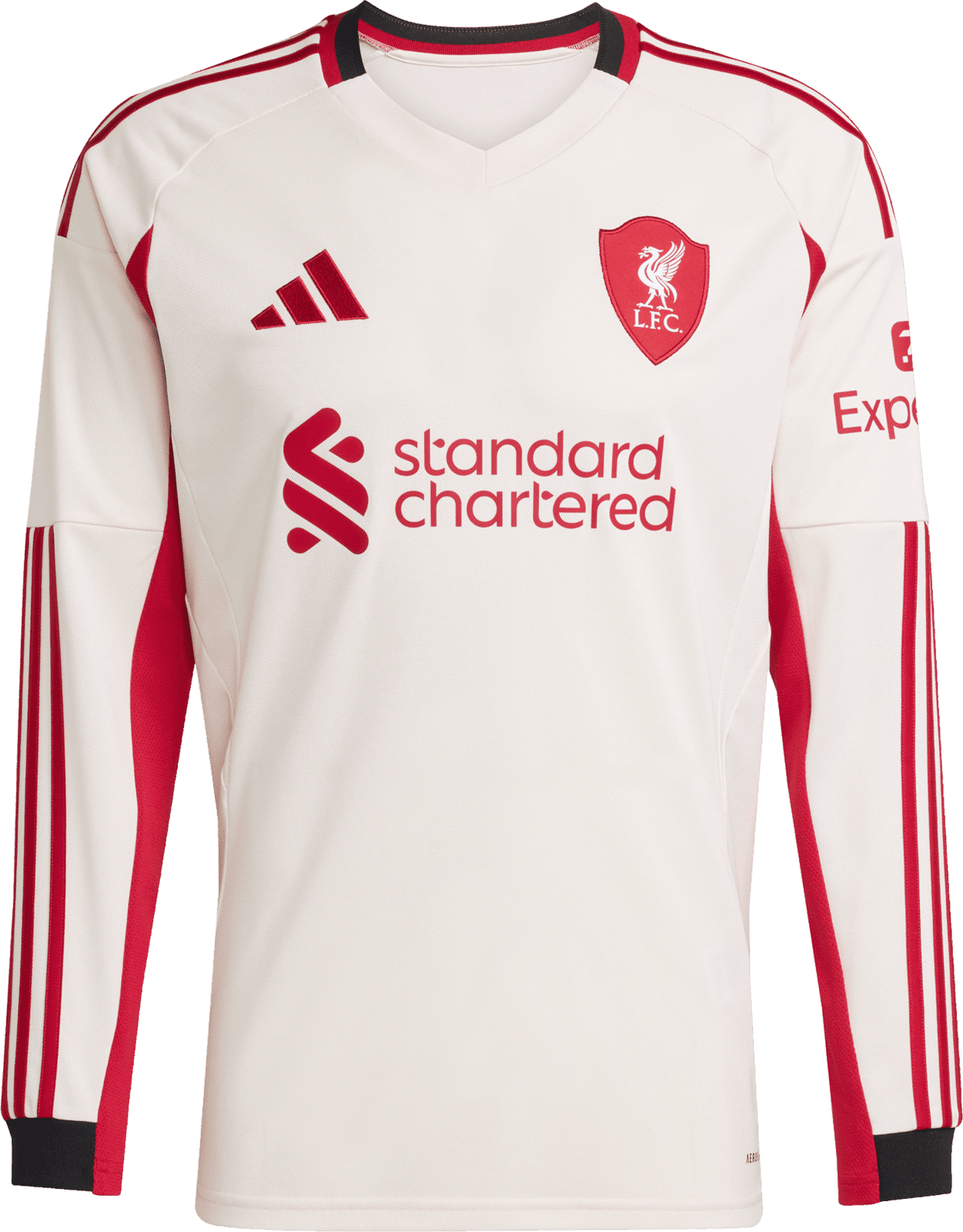 Dres s dlouhým rukávem adidas  FC Liverpool Long Sleeve Away Jersey 2025/26