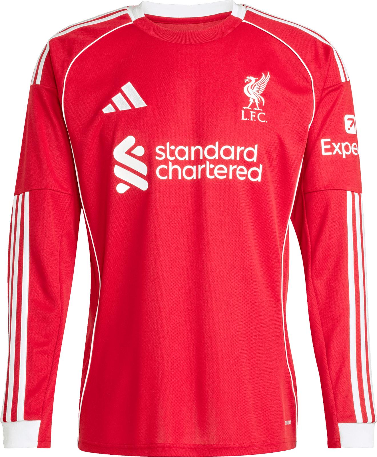 Dres s dlouhým rukávem adidas  FC Liverpool Long Sleeve Home Jersey 2025/26