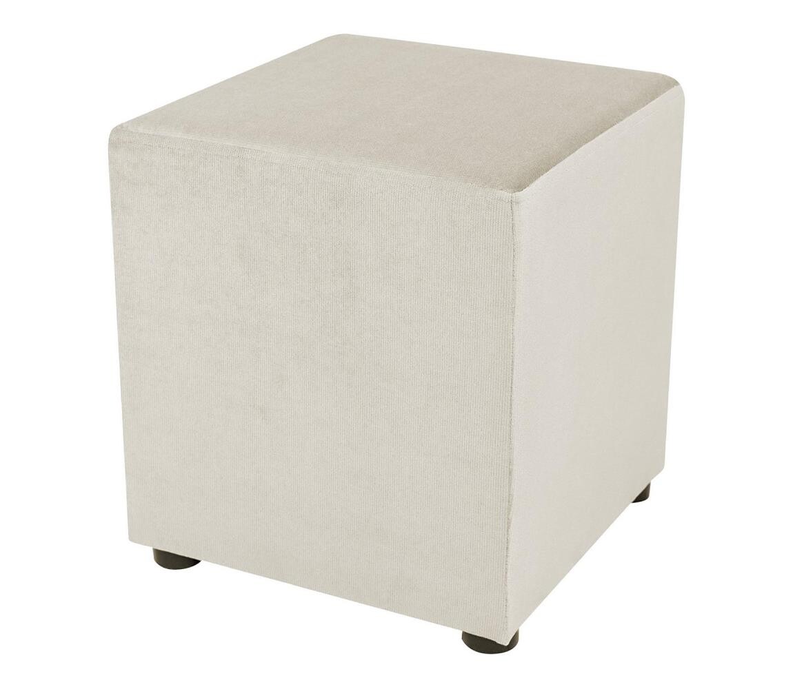 Taburet SIX 40x40 cm krémová