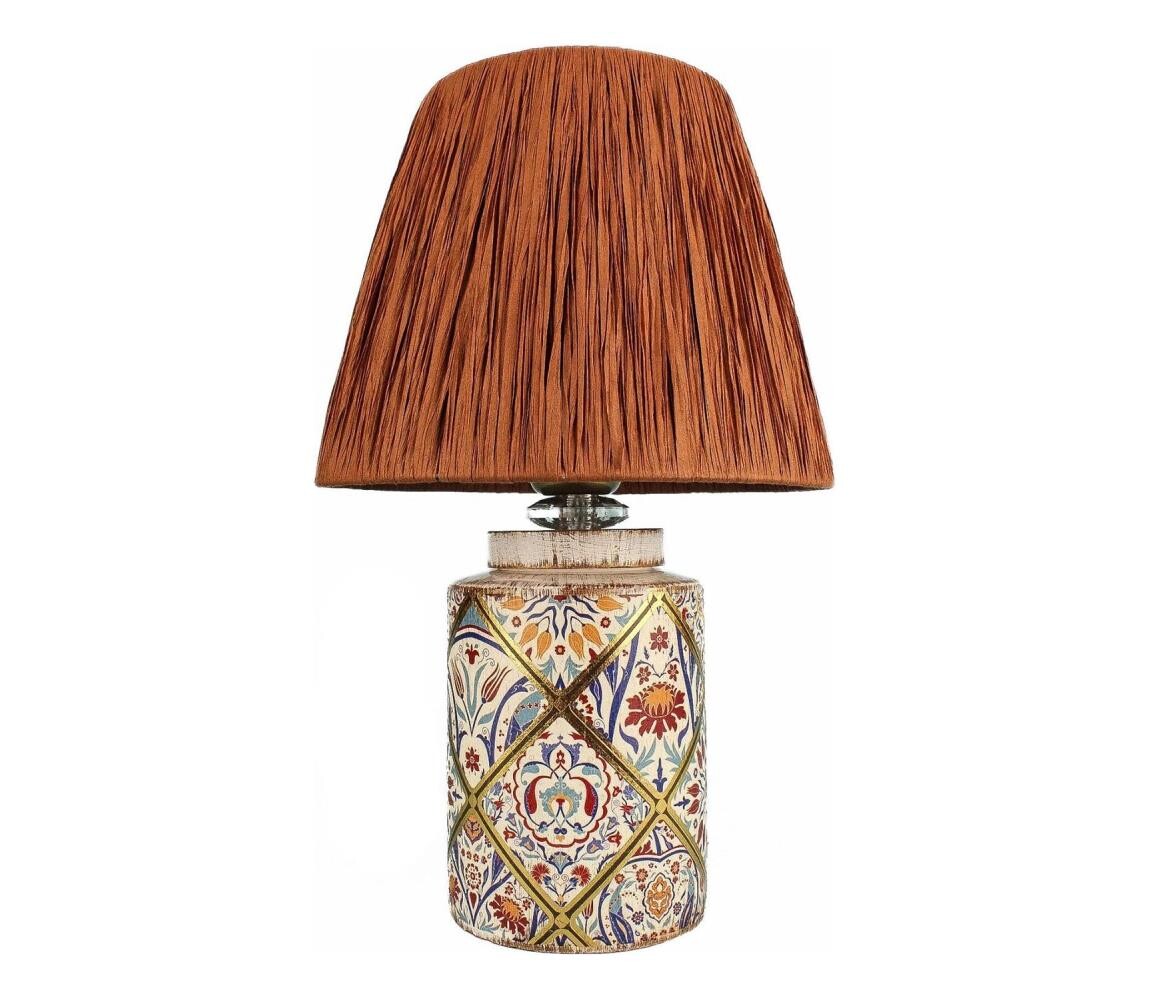 Stolní lampa RAMZES 1xE27/40W/230V rafie