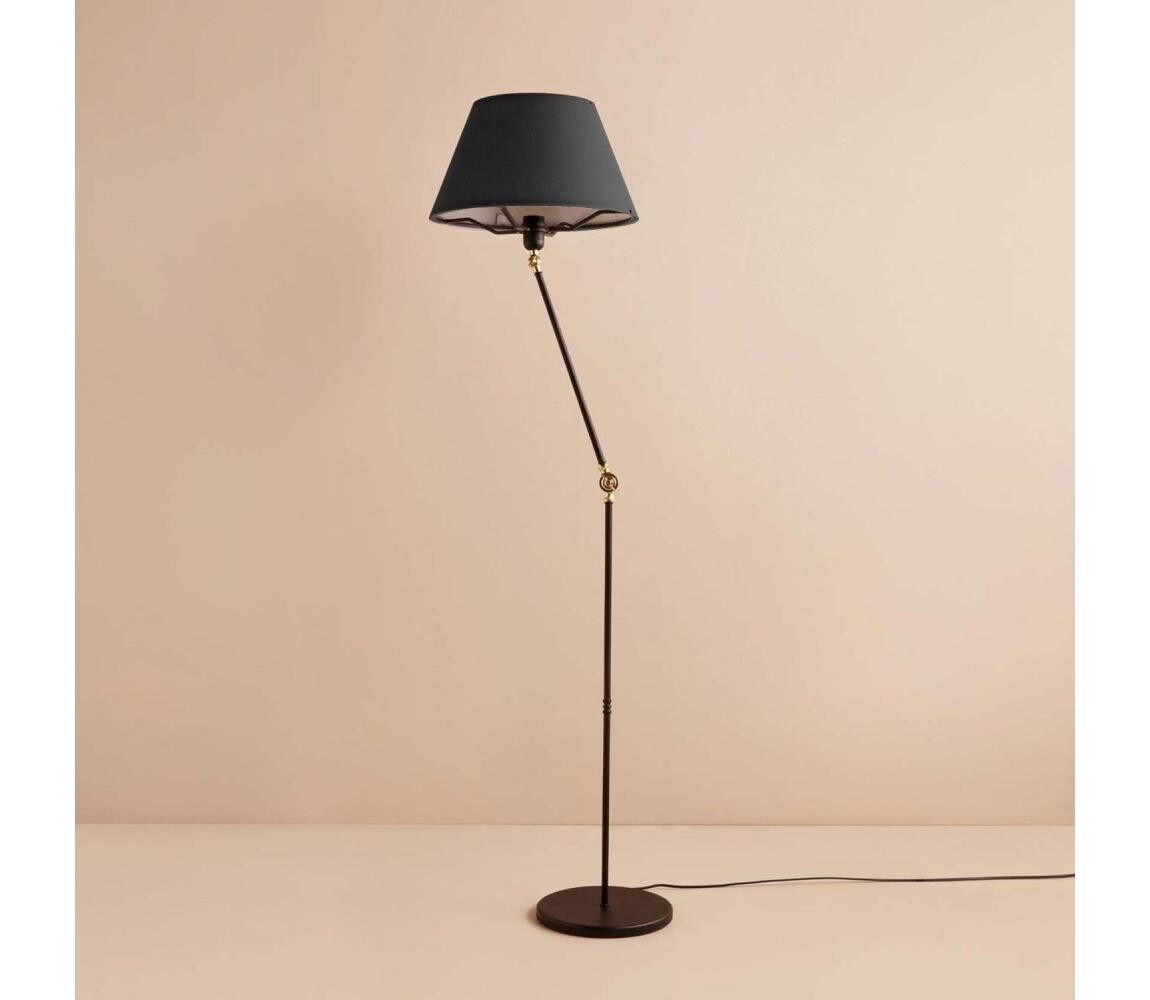Stojací lampa AYD 1xE27/40W/230V černá