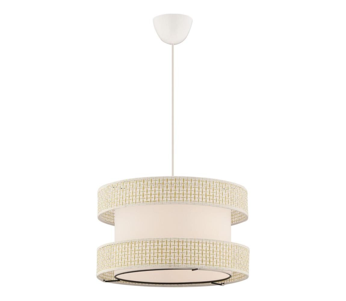 Lustr na lanku HALO 1xE27/60W/230V krémová