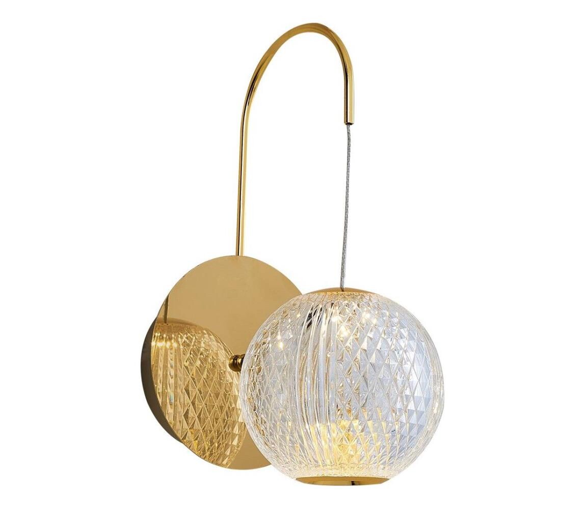 LED Nástěnná lampa CREMONA LED/5W/230V 3000K zlatá