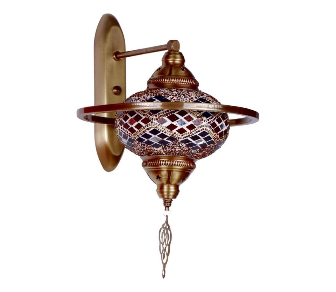 Nástěnné svítidlo YENI 1xE27/40W/230V bronzová