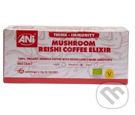 Reishi BIO Instantná káva 1+1 krabička - Ani