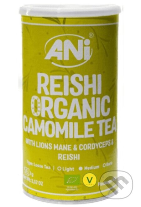 Rumančekový BIO Reishi čaj plechovka - Ani