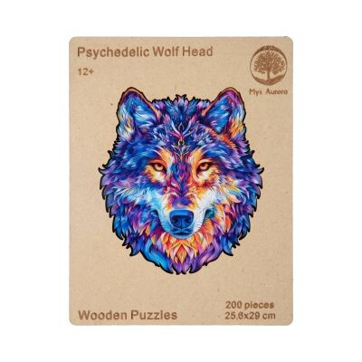 3D dřevěné puzzle - Sukulenty Albi