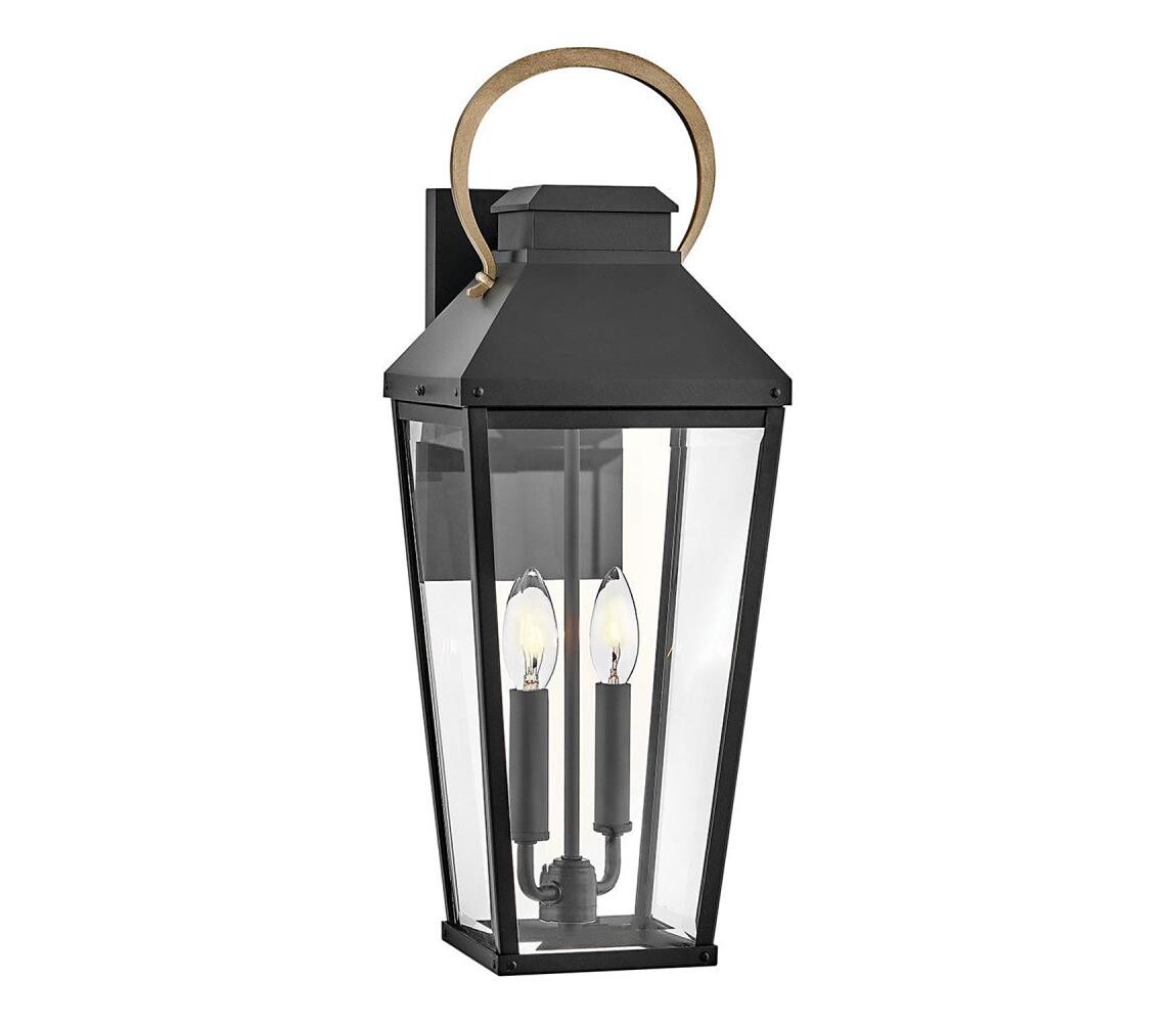 Elstead Hinkley HK-DAWSON-L - Venkovní nástěnné svítidlo DAWSON 2xE14/40W/230V IP44