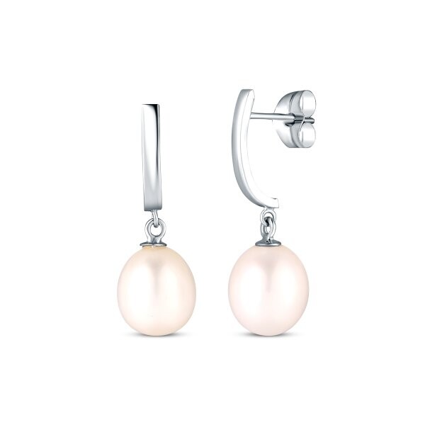 Náušnice s perlou 335-501-A06029 2.40g