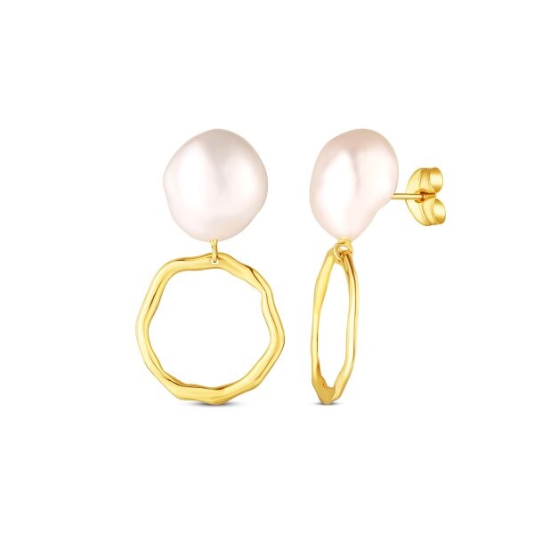 Náušnice s perlou 235-501-A10874 3.10g