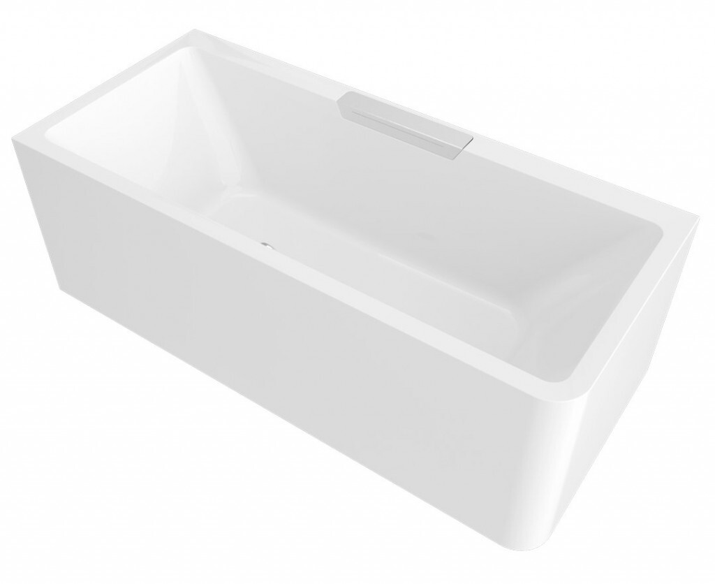 POLYSAN CASCATA L MONOLITH obdélníková vana 180x80x60cm, kaskáda nerez 73836ML.100