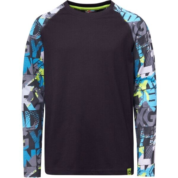 Lewro DIOGO Chlapecké triko, černá, velikost 140-146