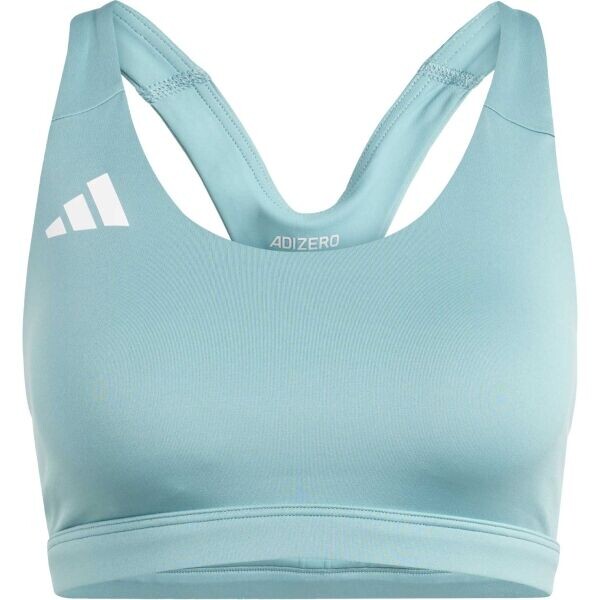 adidas ADIZERO ESSENTIALS RUN MEDIUM-SUPPORT BRA Dámská sportovní podprsenka, tyrkysová, velikost