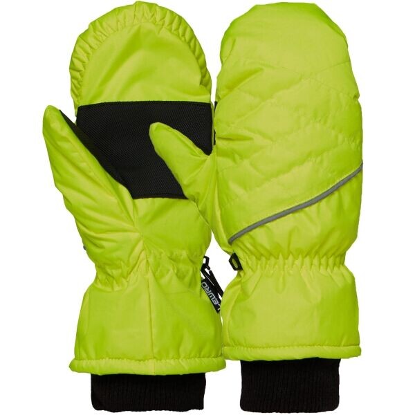 Lewro DERYA Dětské palcové rukavice, světle zelená, velikost 6-7Y