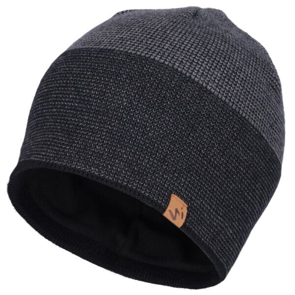 Willard ACAD Pánská pletená čepice, černá, velikost