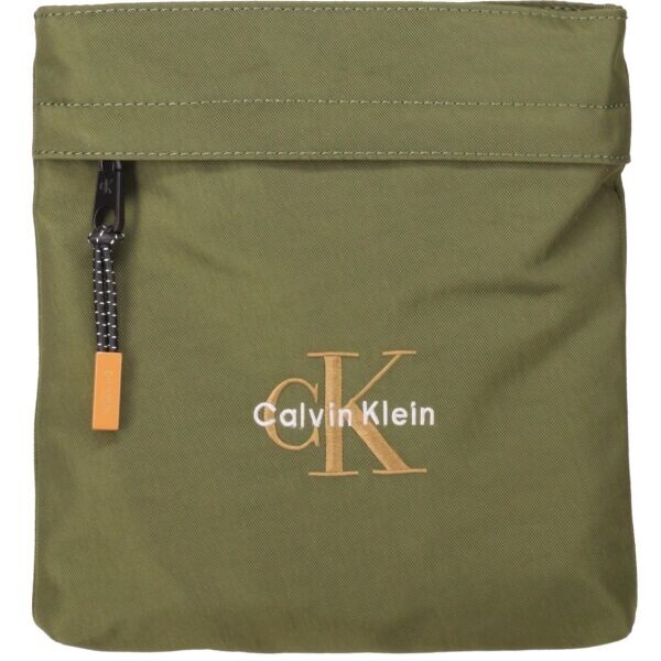 Calvin Klein BOLD FLATPACK Stylová taška, khaki, velikost