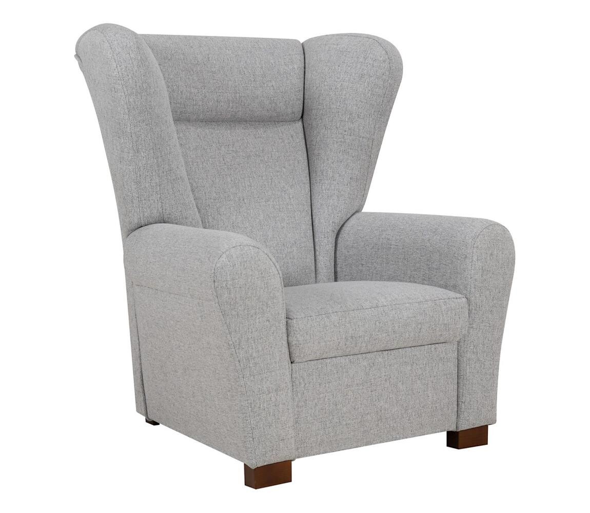 Křeslo ušák VIVA šedá