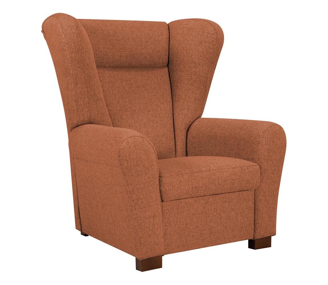 Křeslo ušák VIVA oranžová