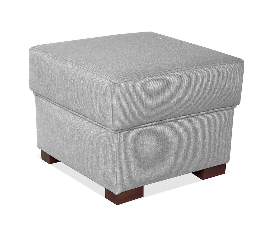 Taburet VIVA 51x51 cm šedá