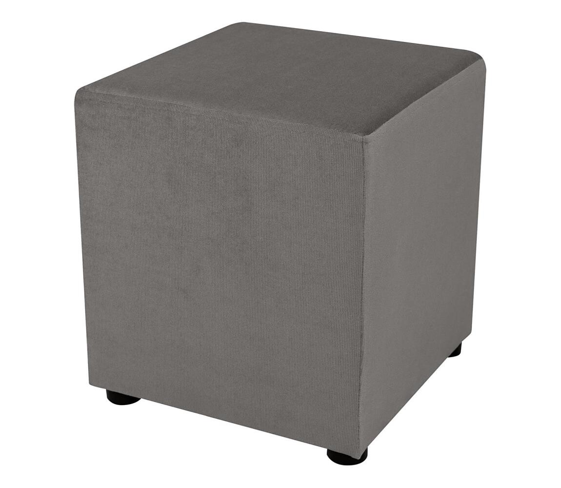 Taburet SIX 40x40 cm šedá