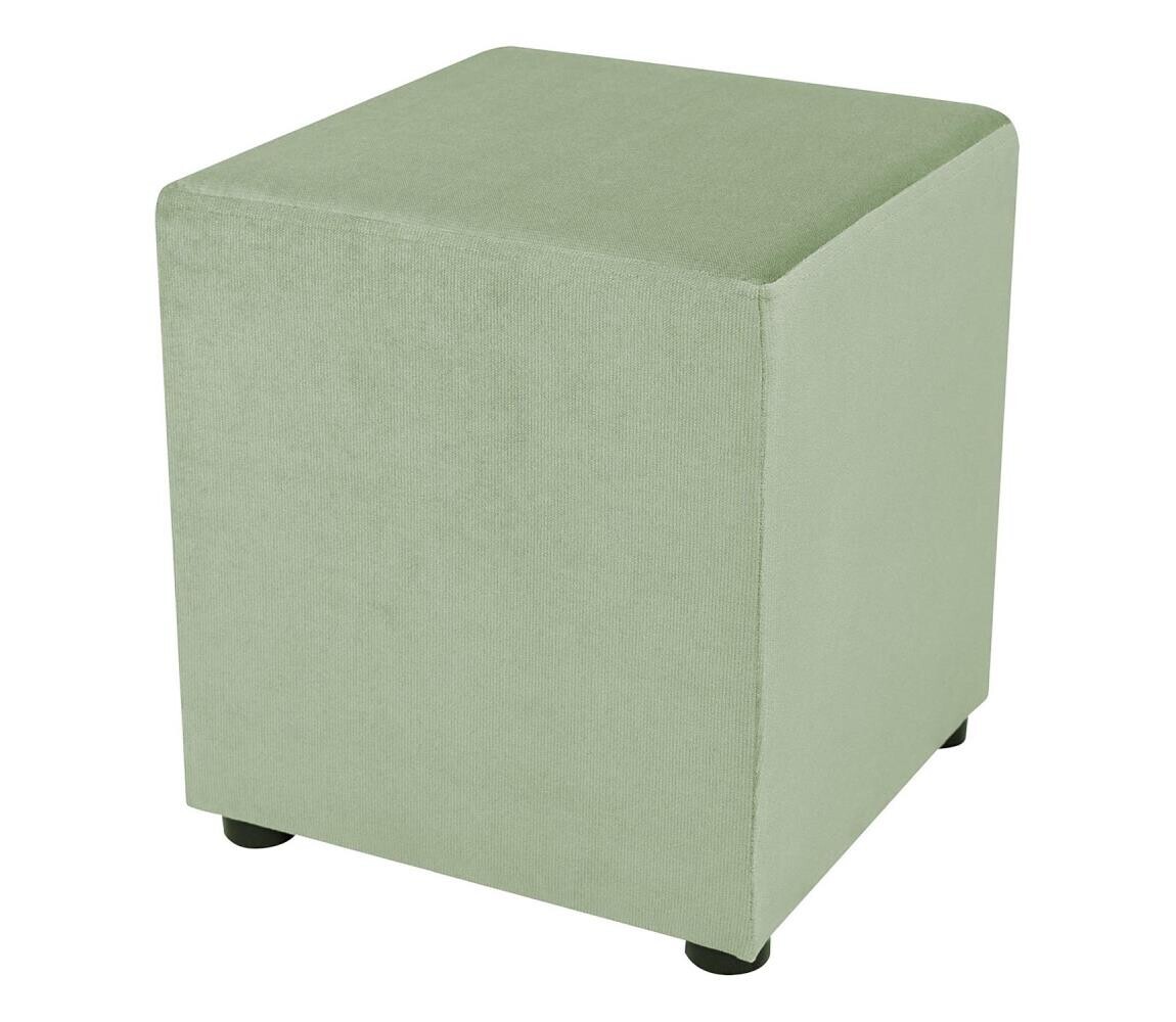 Taburet SIX 40x40 cm světle zelená
