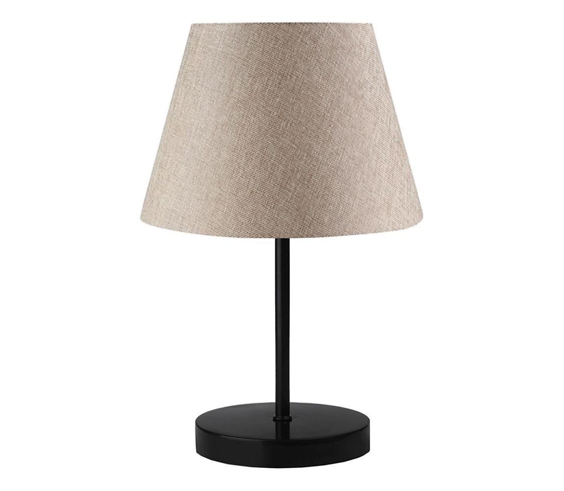 Stolní lampa AYD 1xE27/40W/230V béžová/černá